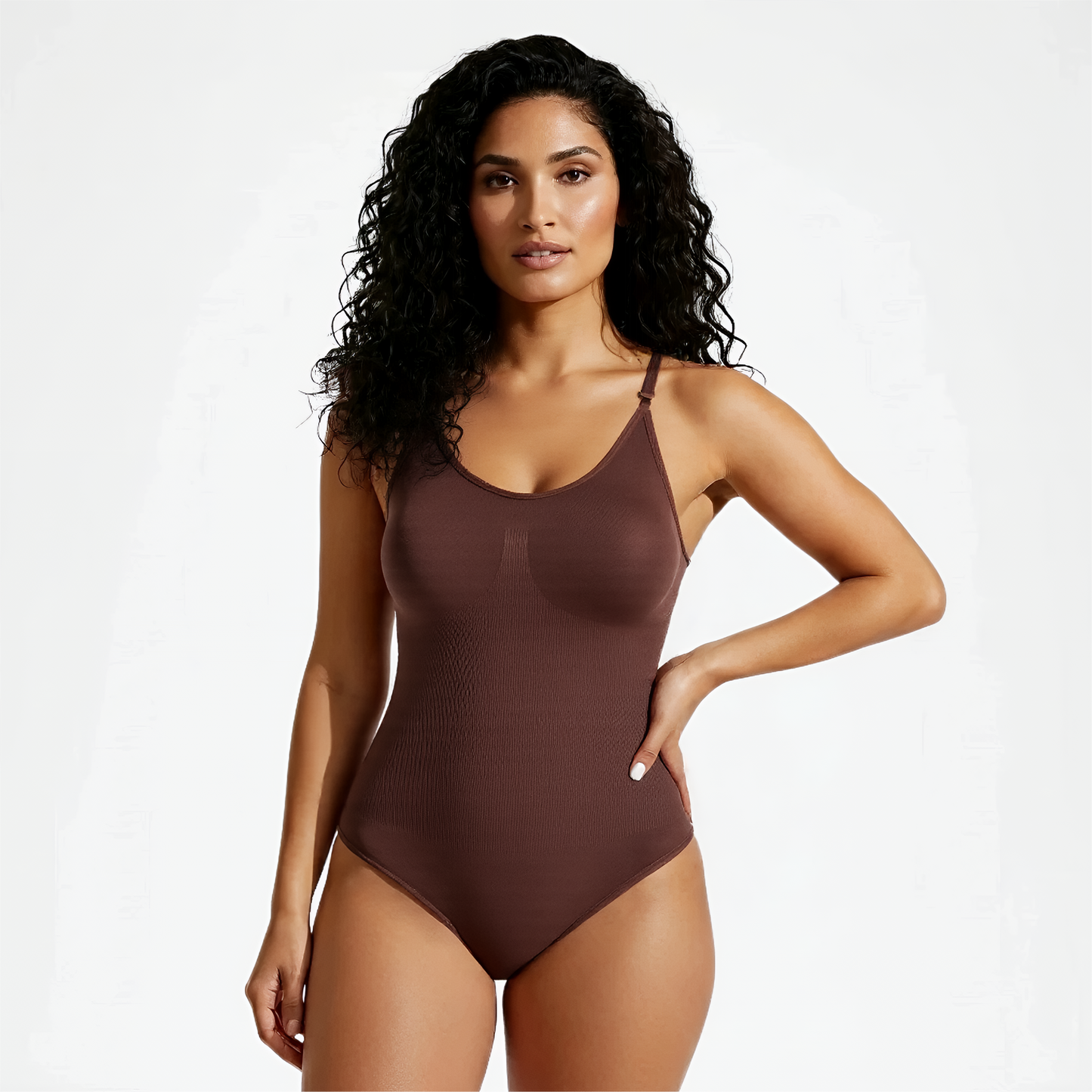 Corrigerende body bruin