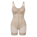 Korrigierender Bodysuit mit Eingebautem BH, Haken und Reißverschluss