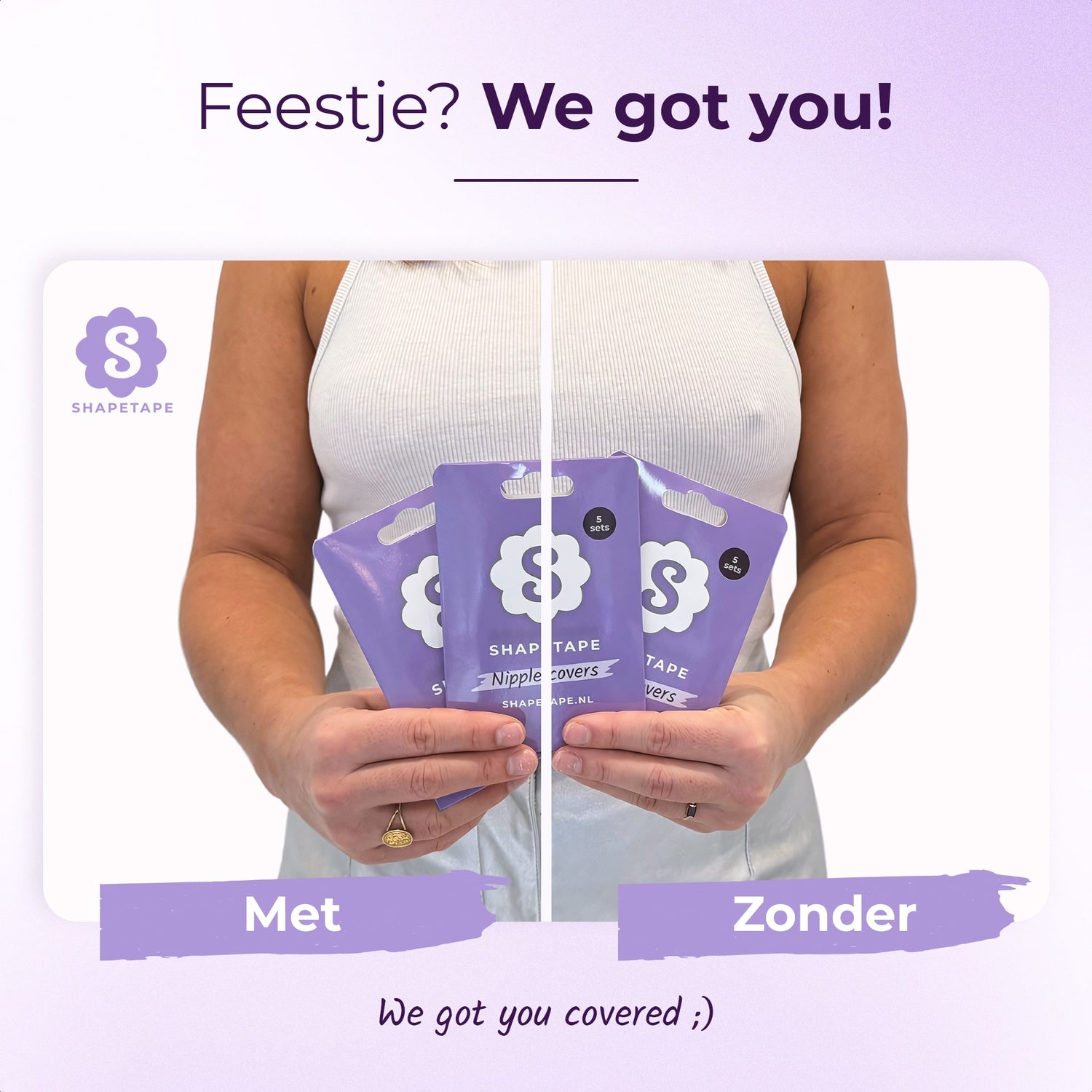 Nipple covers gebruik