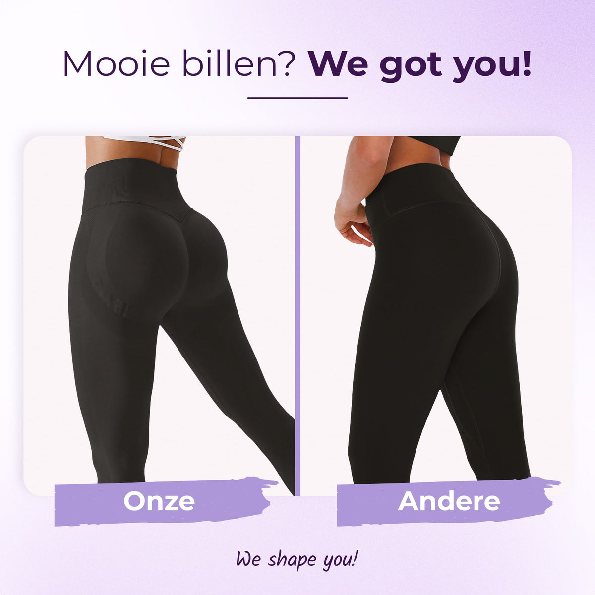 Mooie Billen met Onze High Waist Sportlegging