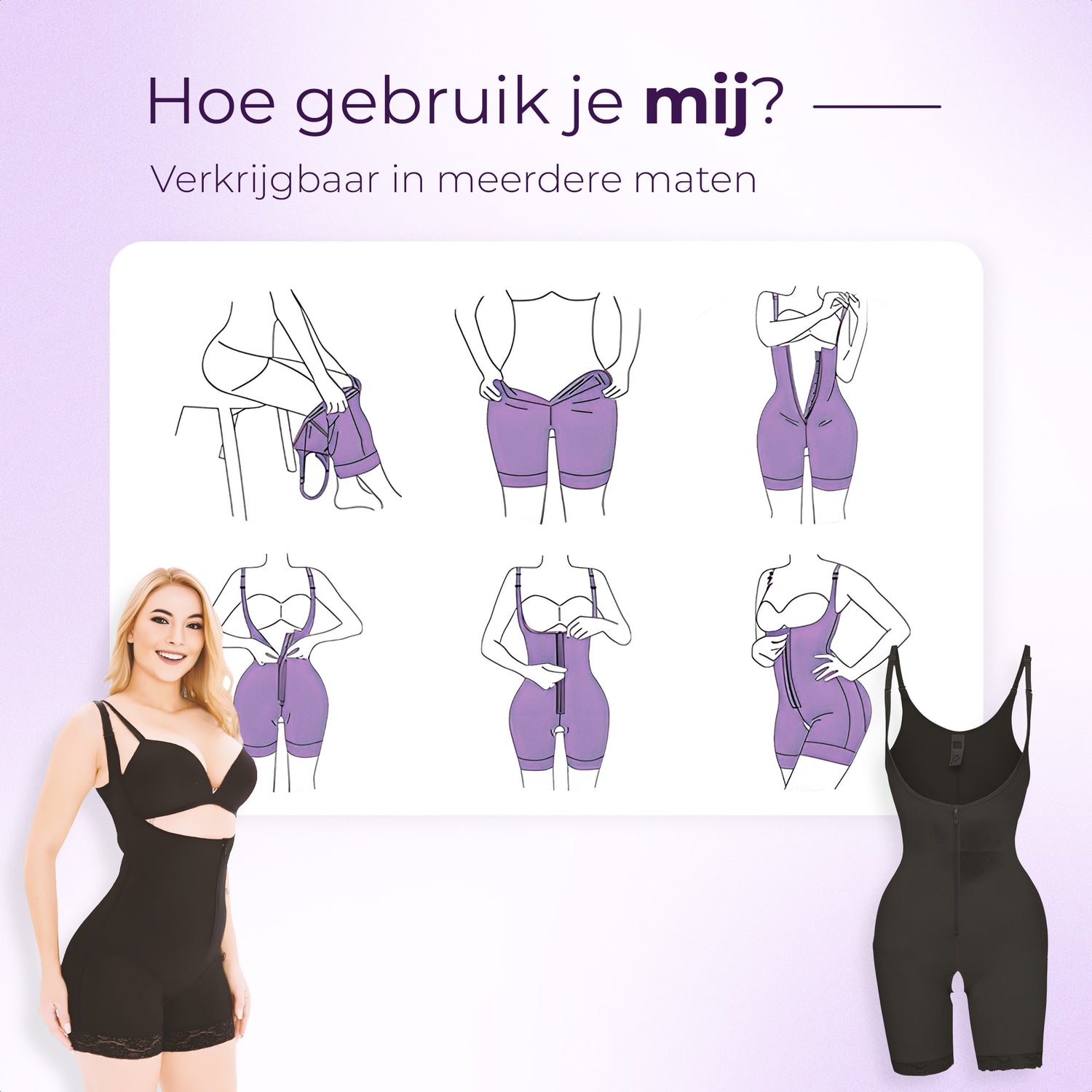 shapewear gebruiken