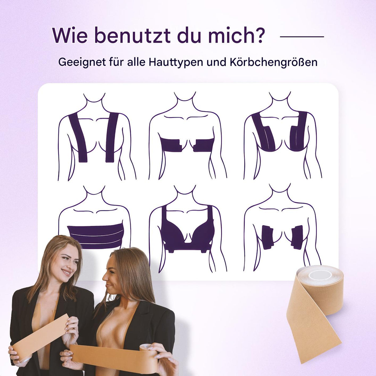 Passend für alle Körbchengrößen