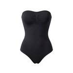 Korrigierender, nahtloser, trägerloser Body mit Slip