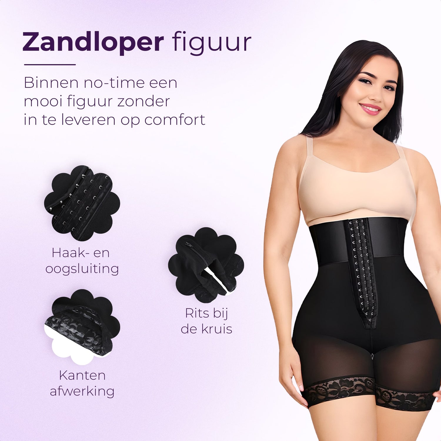 Body shaper zandloper figuur