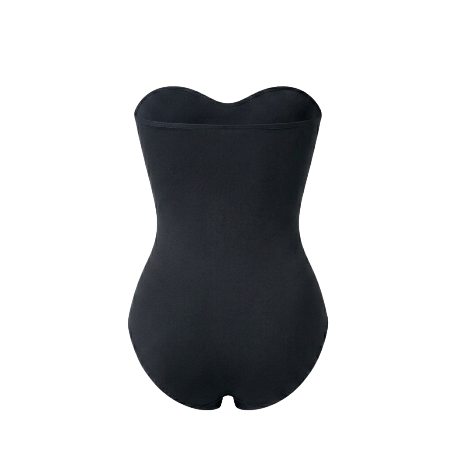 Korrigierender, nahtloser, trägerloser Body mit Slip