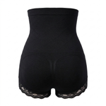 Korrigierende High-Waist-Slips mit Spitze