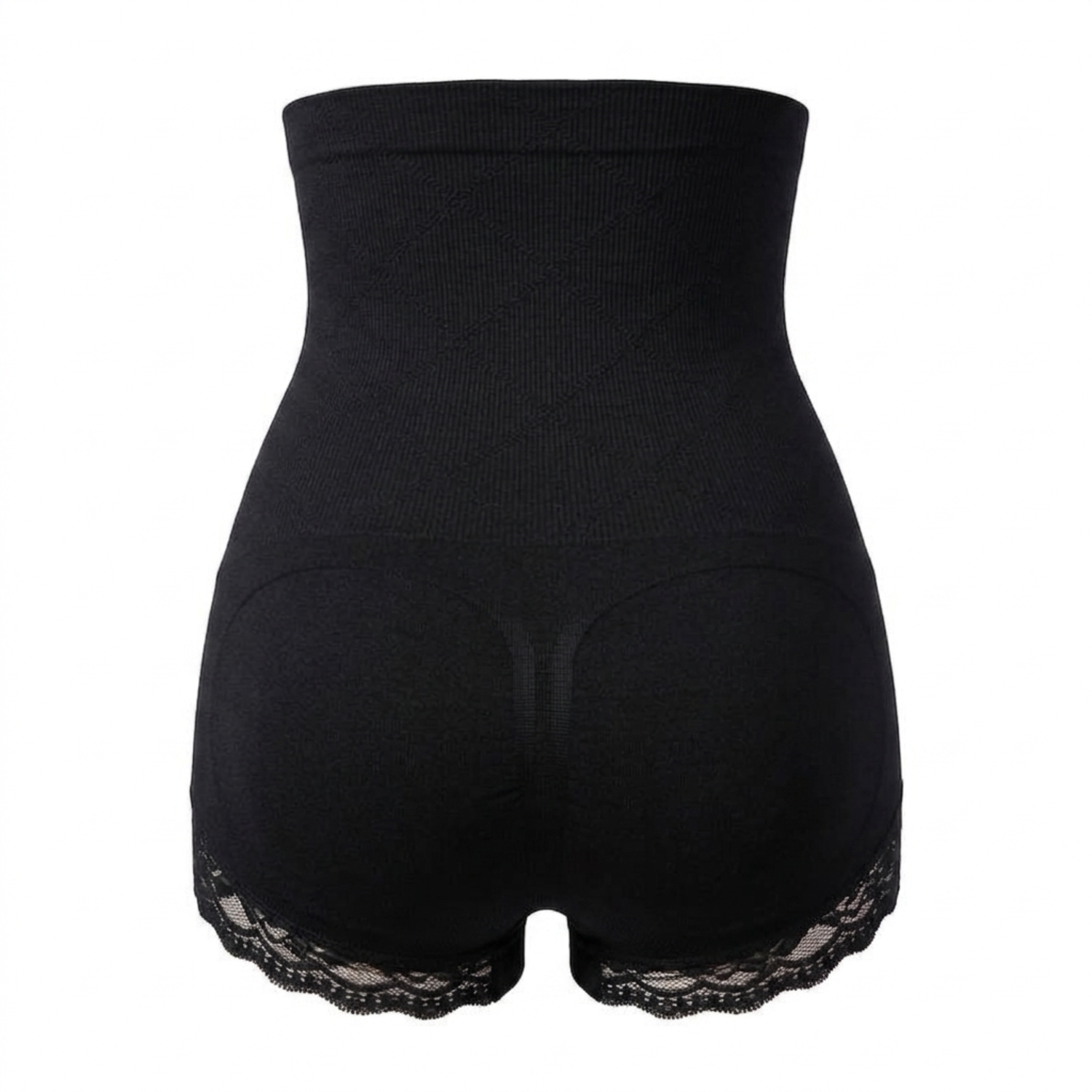 Korrigierende High-Waist-Slips mit Spitze