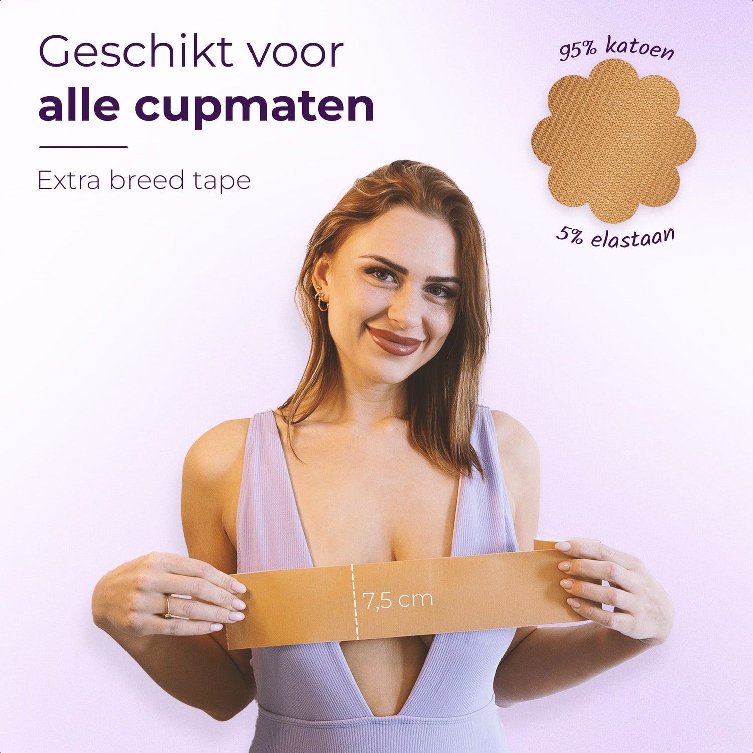 Boob tape voor grote cupmaten