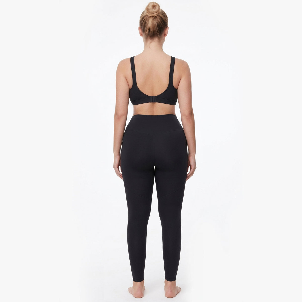 High-Waist-Sportleggings mit Handytasche