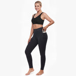 High-Waist-Sportleggings mit Handytasche