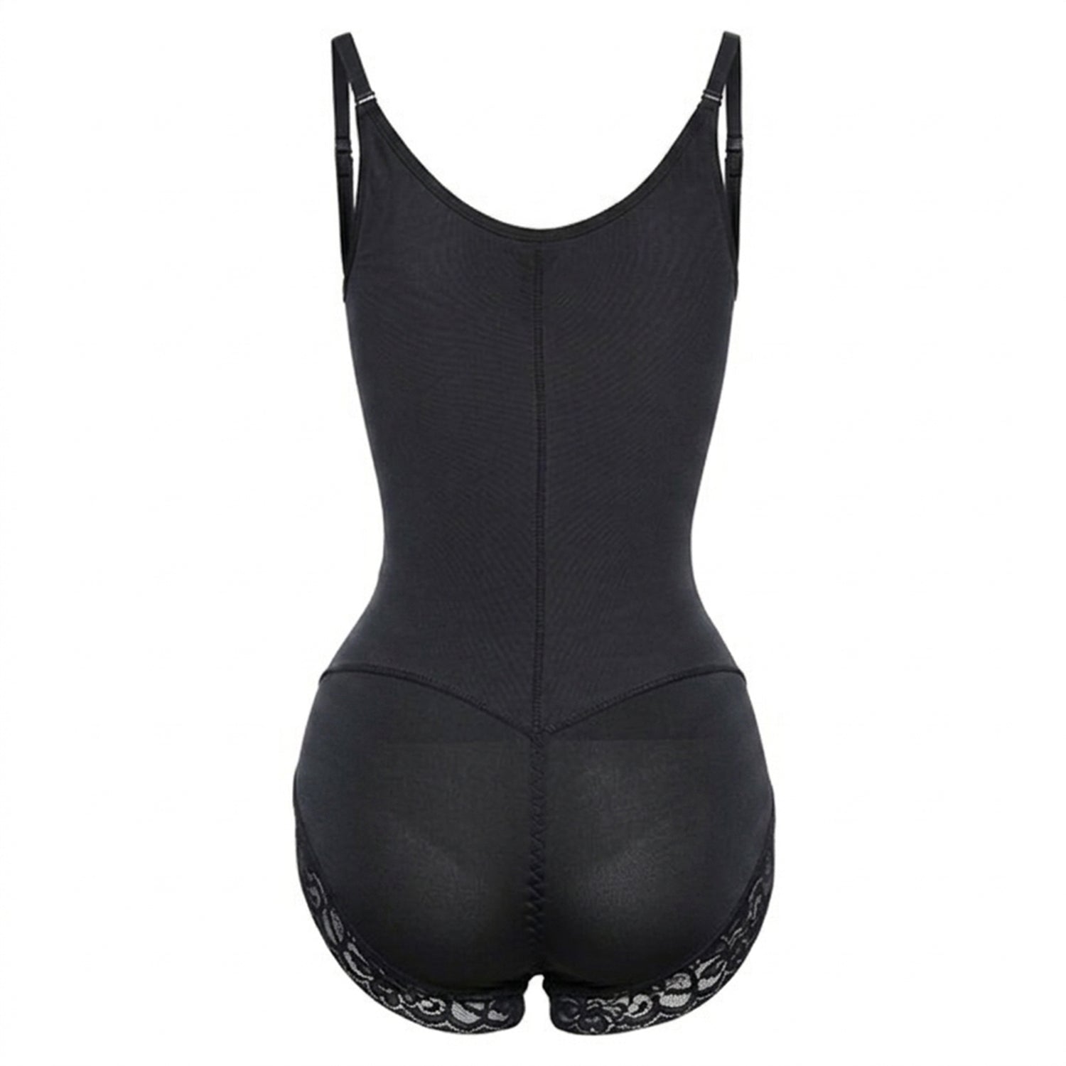 Korrigierender Shapewear-Bodysuit mit Haken und Reißverschluss – Slip