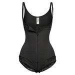 Korrigierender Shapewear-Bodysuit mit Haken und Reißverschluss – Slip