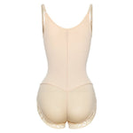 Korrigierender Shapewear-Bodysuit mit Haken und Reißverschluss – Slip
