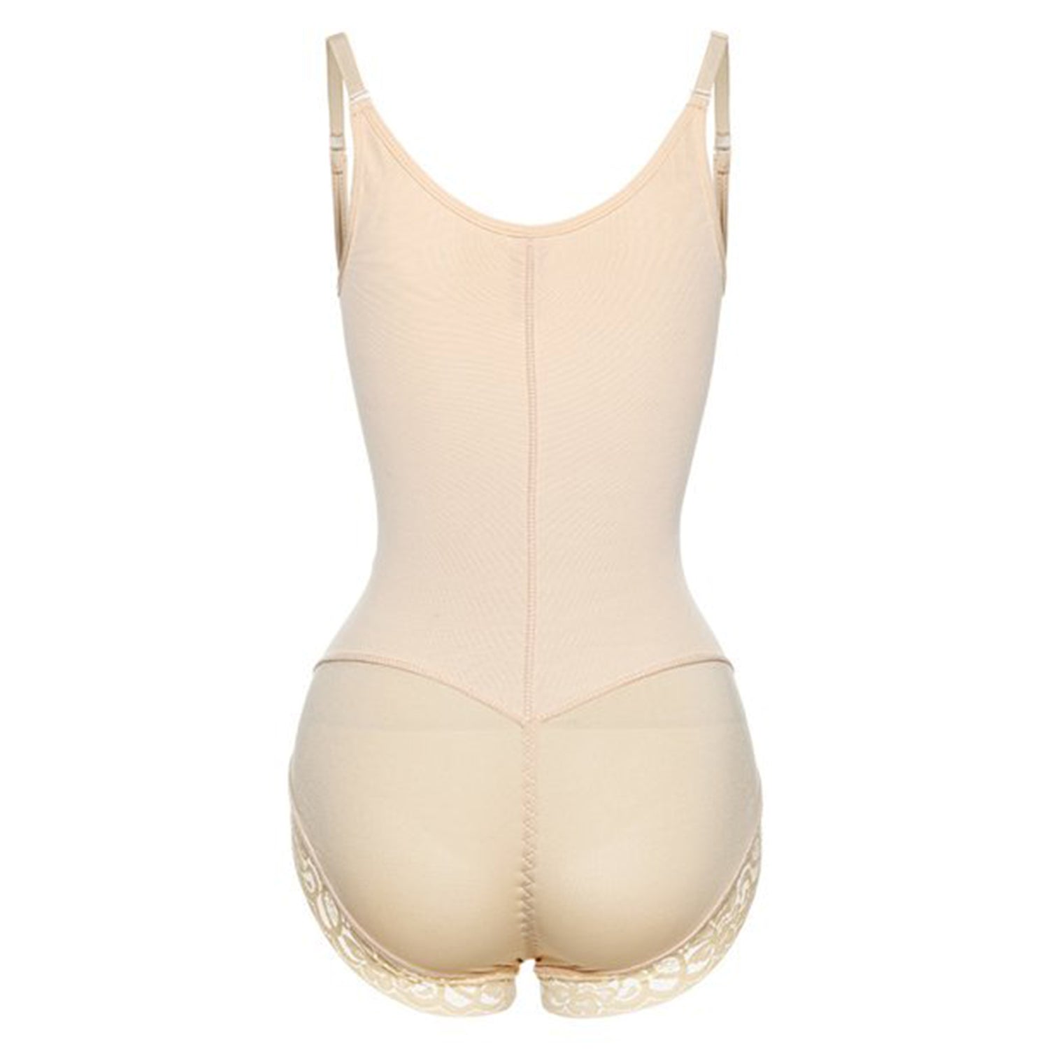 Korrigierender Shapewear-Bodysuit mit Haken und Reißverschluss – Slip