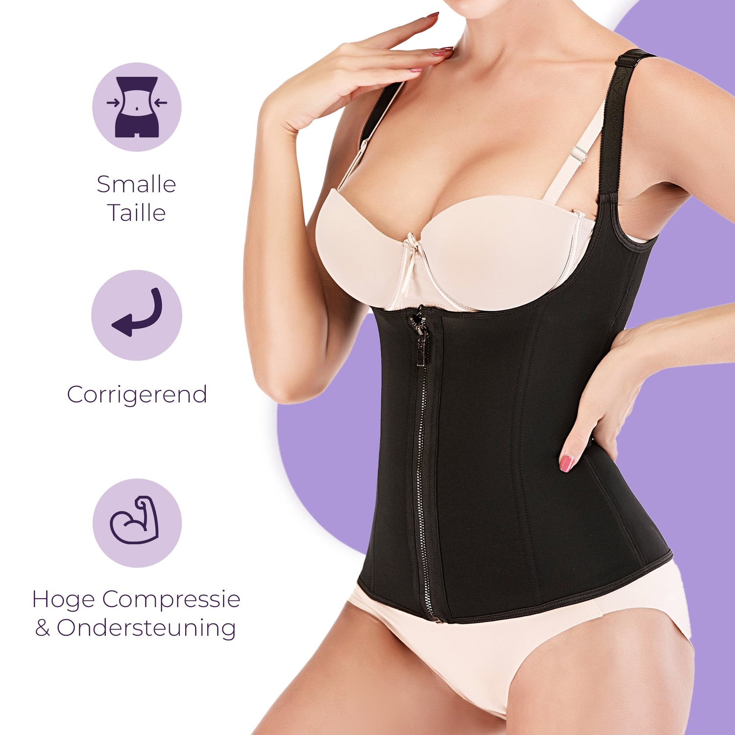 Waist trainer met bandjes