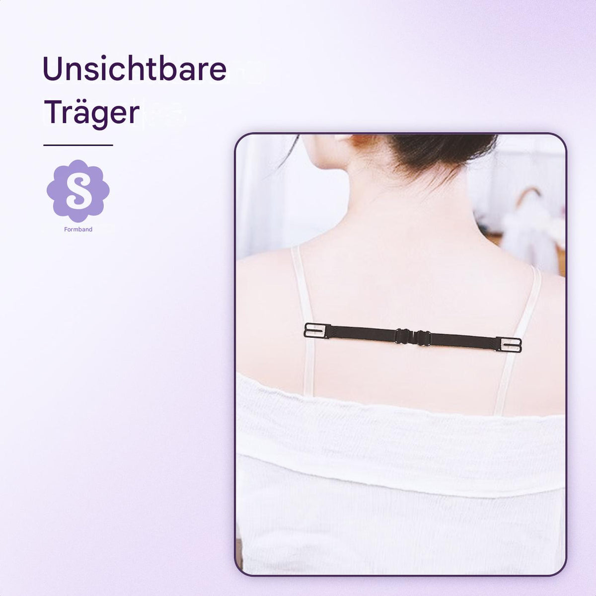 Unsichtbare BH-Träger für jedes Outfit