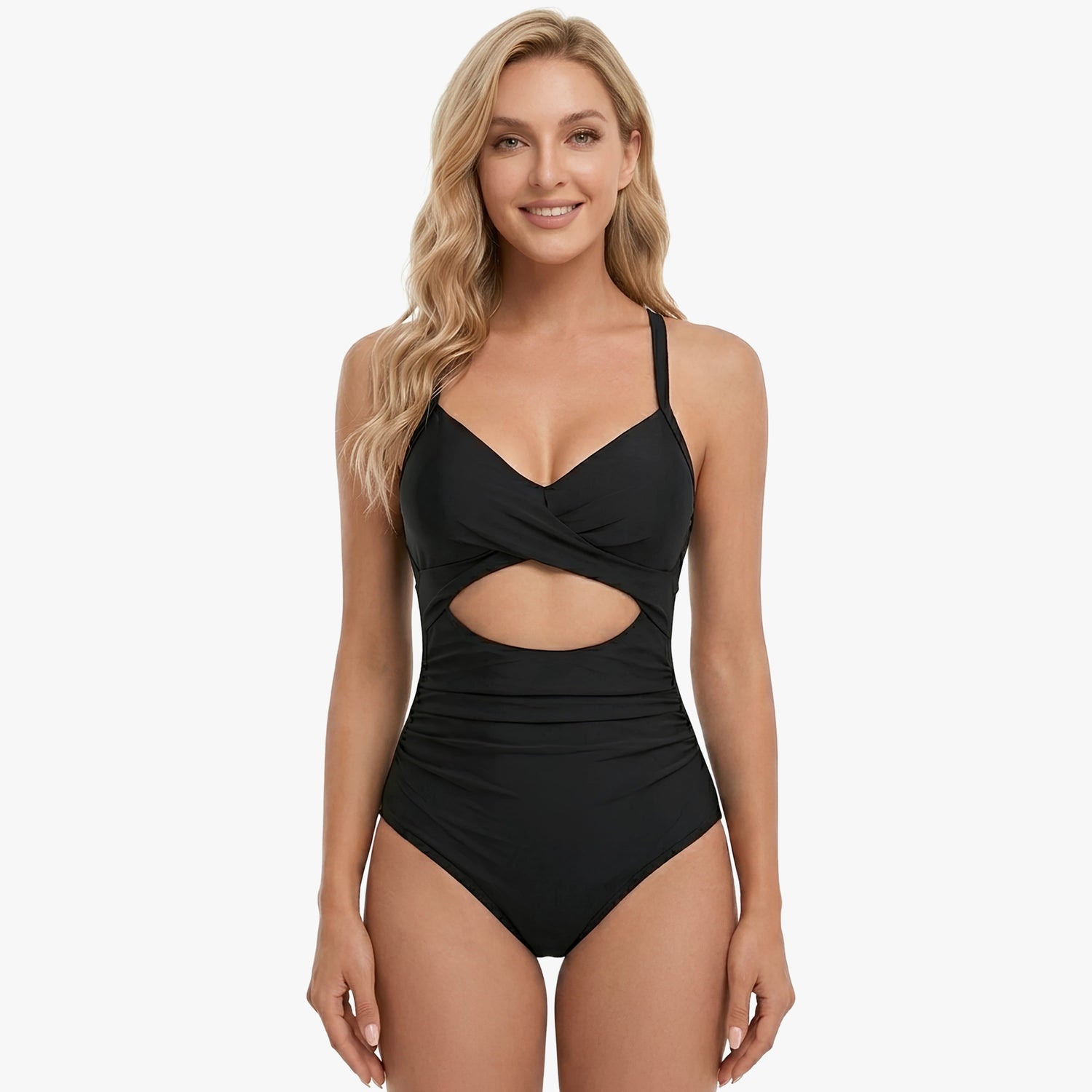 Korrigierender Badeanzug mit Cut-Out