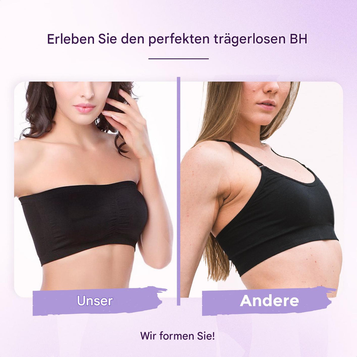 Nie mehr sichtbare BH-Träger