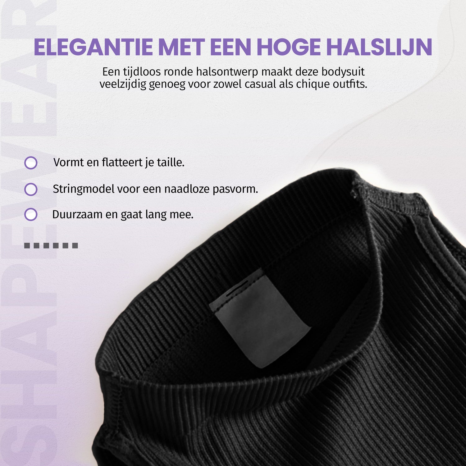 Corrigerende body hoge nek