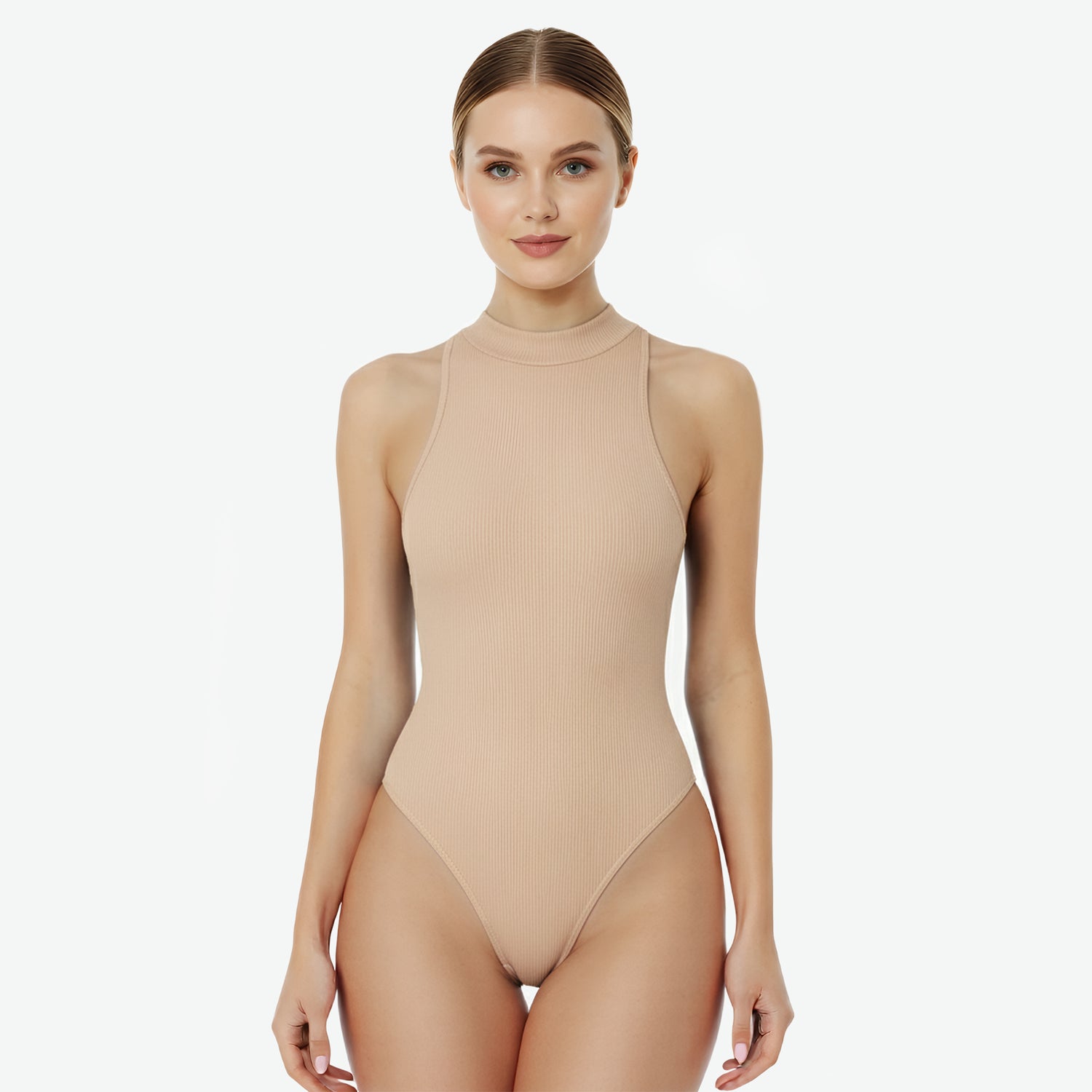 Ärmelloser Body mit Schnürung