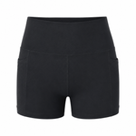 High Waist Sportshorts mit Handytasche