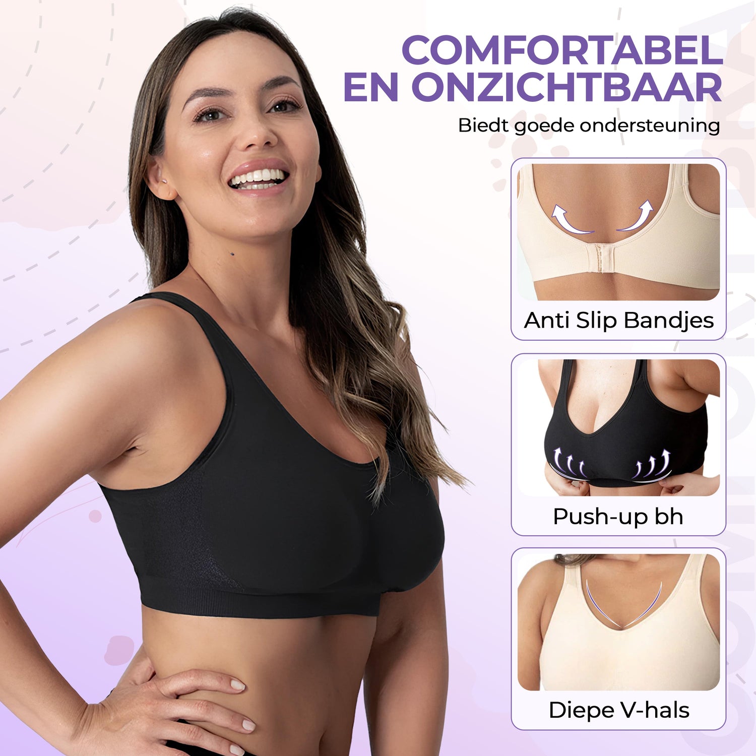 Comfort bh met sluiting