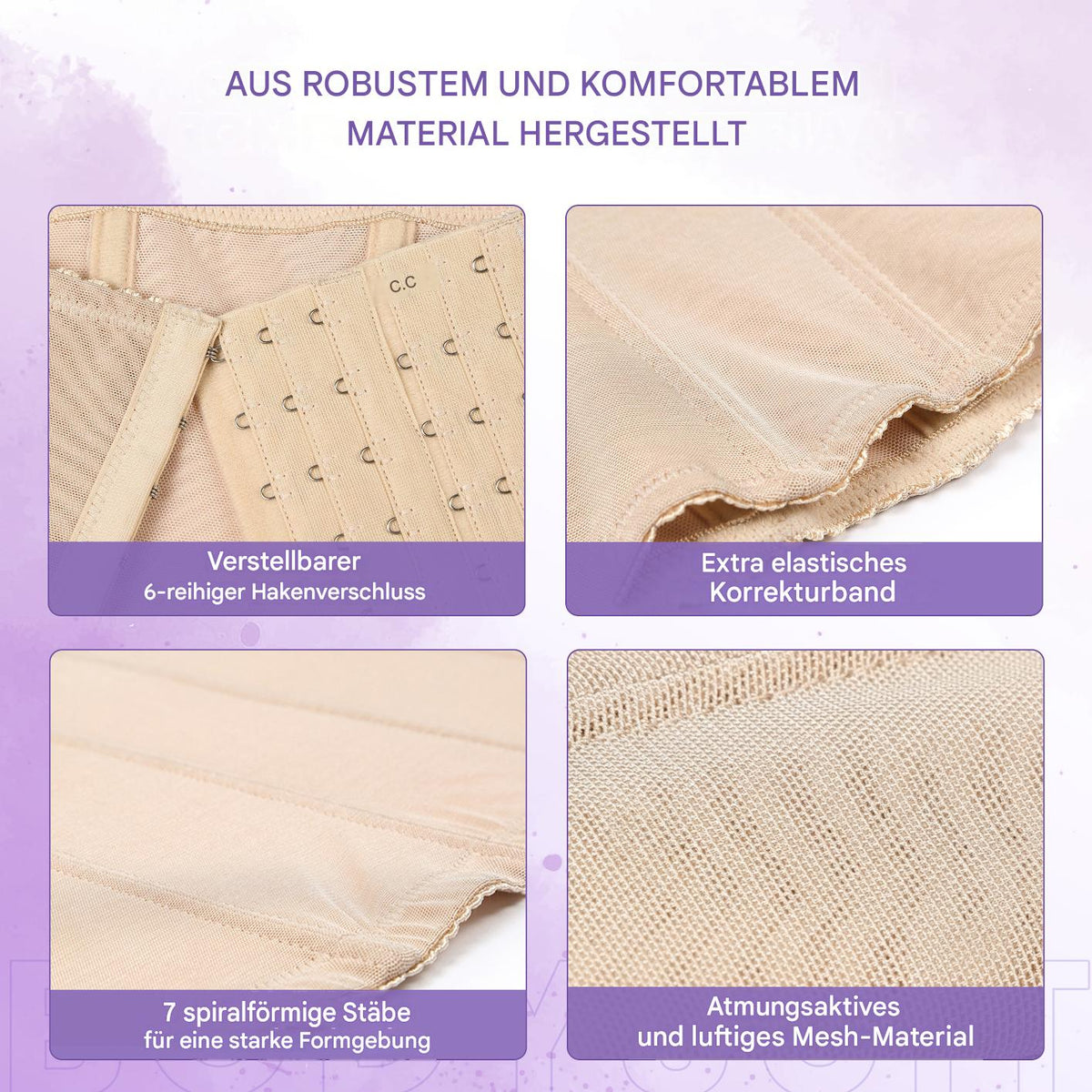 Komfortables Shaping mit durchdachten Details