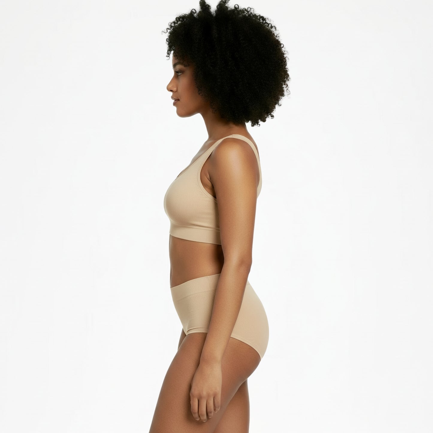 Comfort bh zonder beugel beige