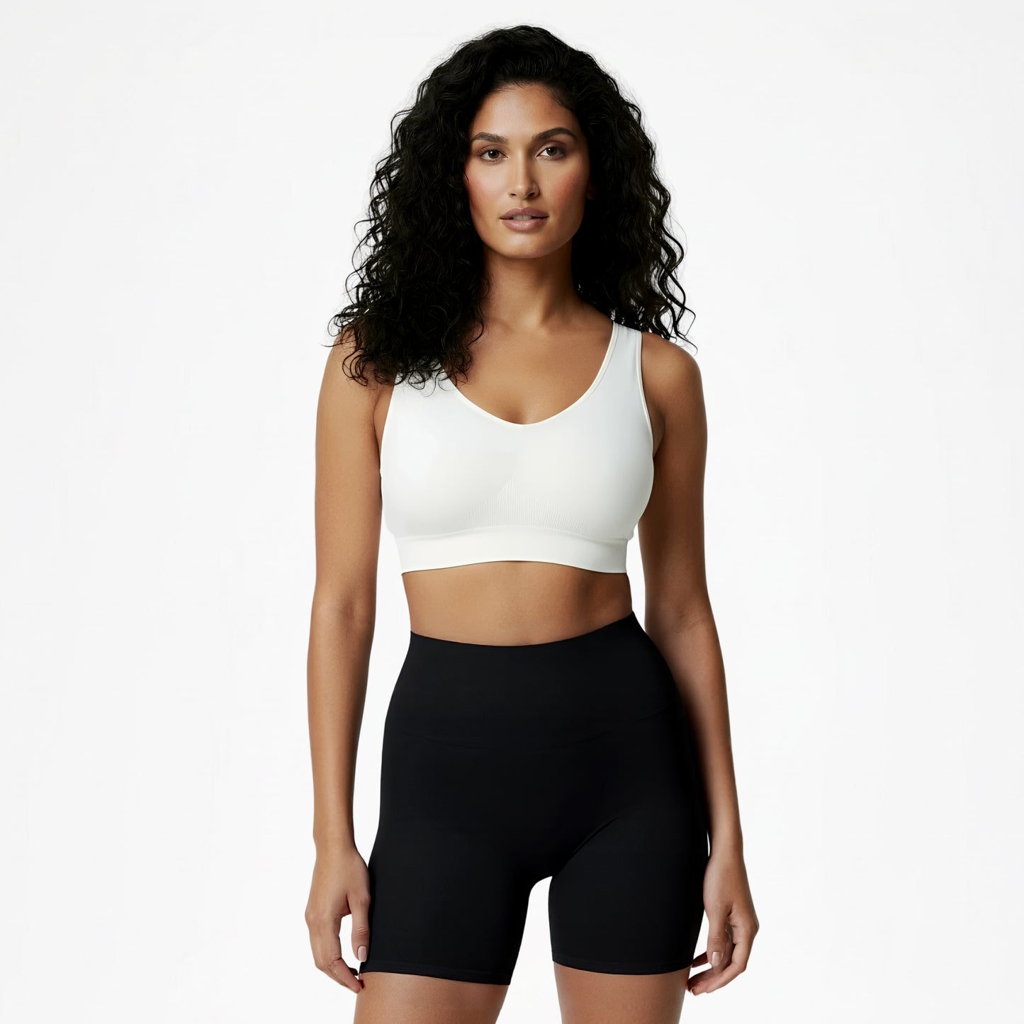 Comfort bh zonder beugel wit