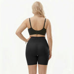 Korrigierende High-Waist-Shorts mit langen Beinlängen – Nahtlos