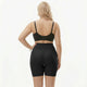 Korrigierende High-Waist-Shorts mit langen Beinlängen – Nahtlos - Back image