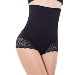 Korrigierender High Waist Slip mit Spitze