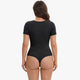 Korrigierender Nahtloser Body mit Kurzen Ärmeln und String - Back image