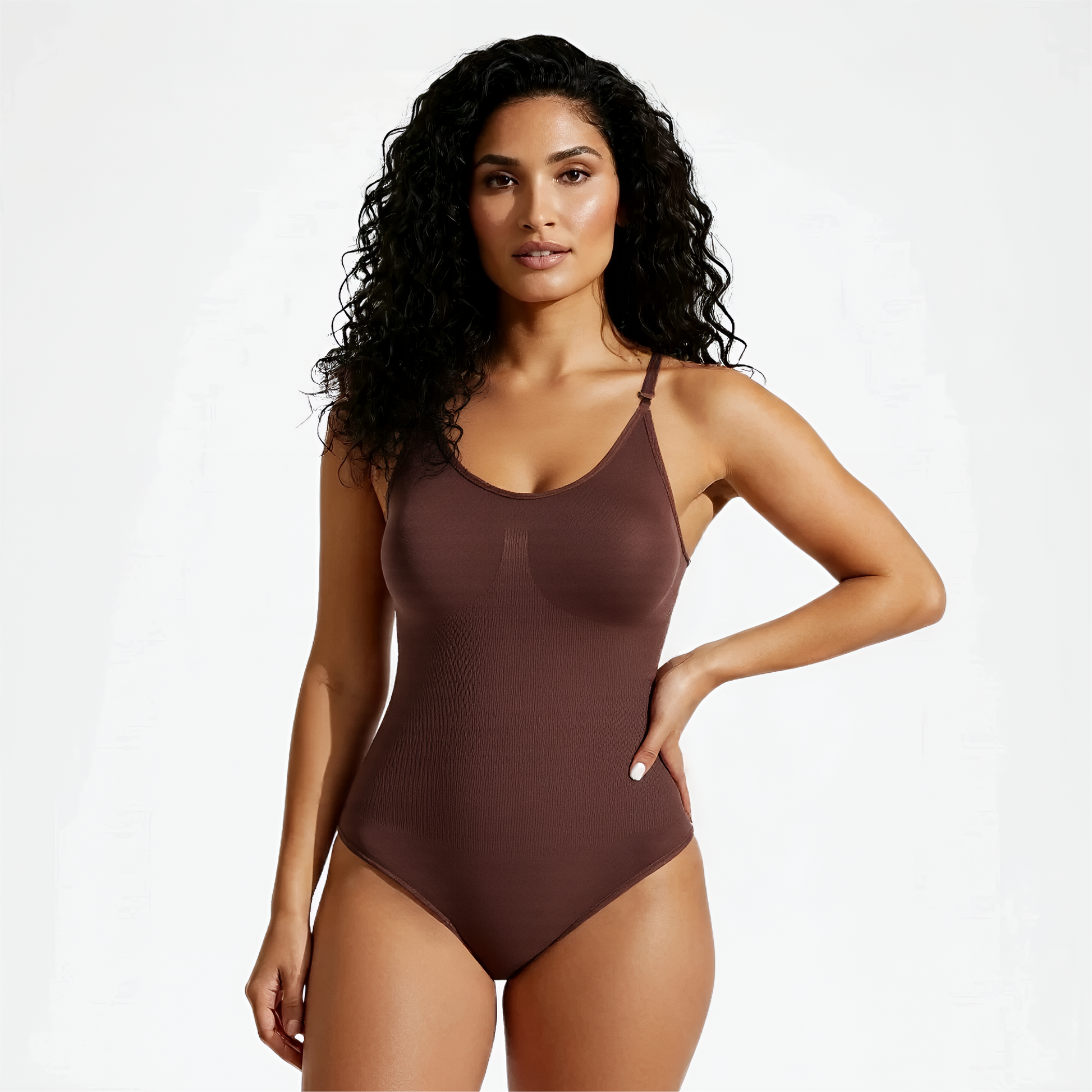 Corrigerende body bruin