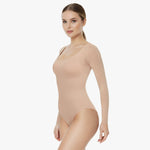 Corrigerende Body Lange Mouwen met String