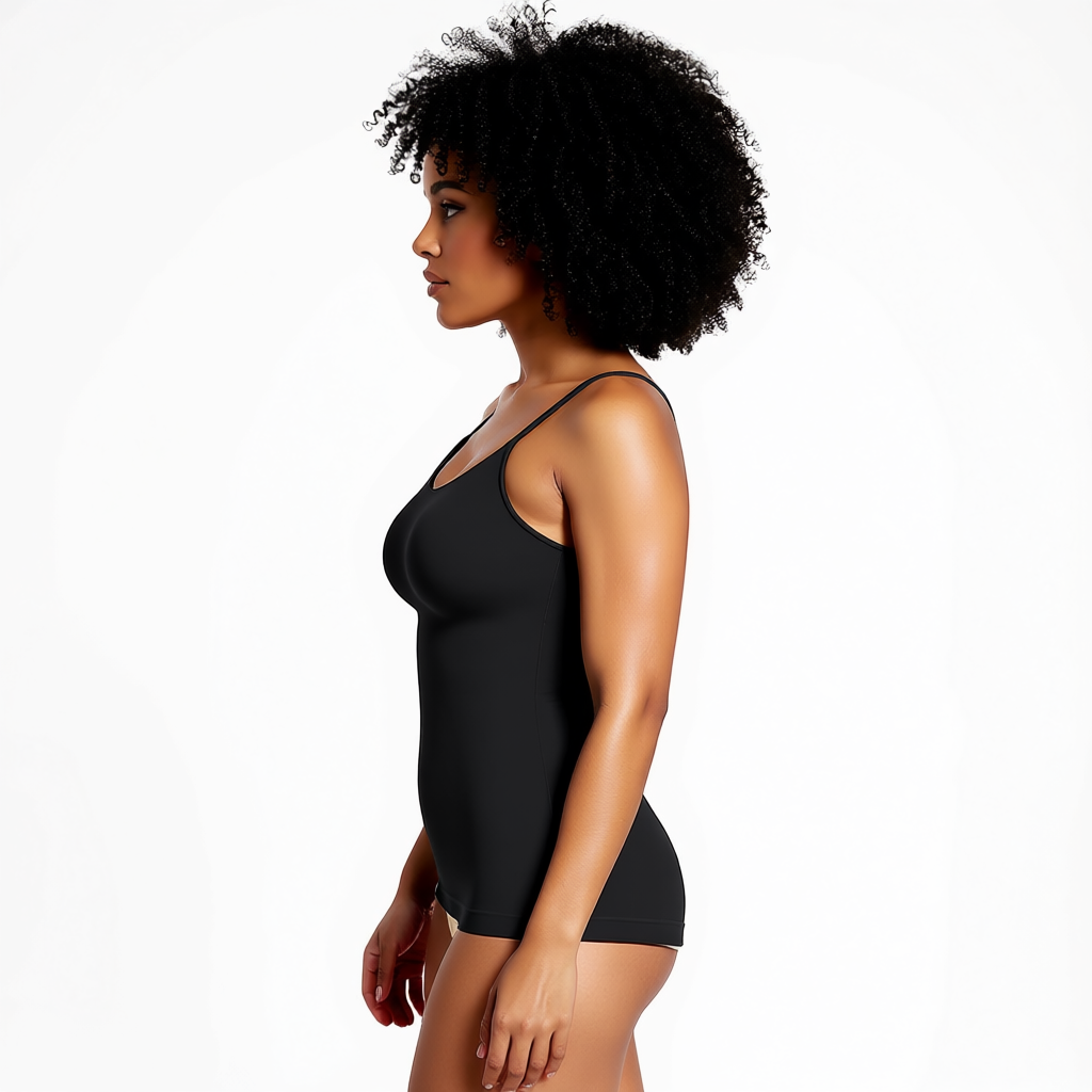 Corrigerende top dame zwart