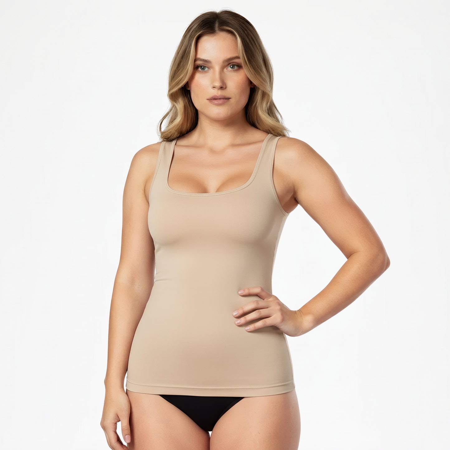 Corrigerend topje met brede bandjes