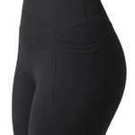 High-Waist-Sportleggings mit Handytasche