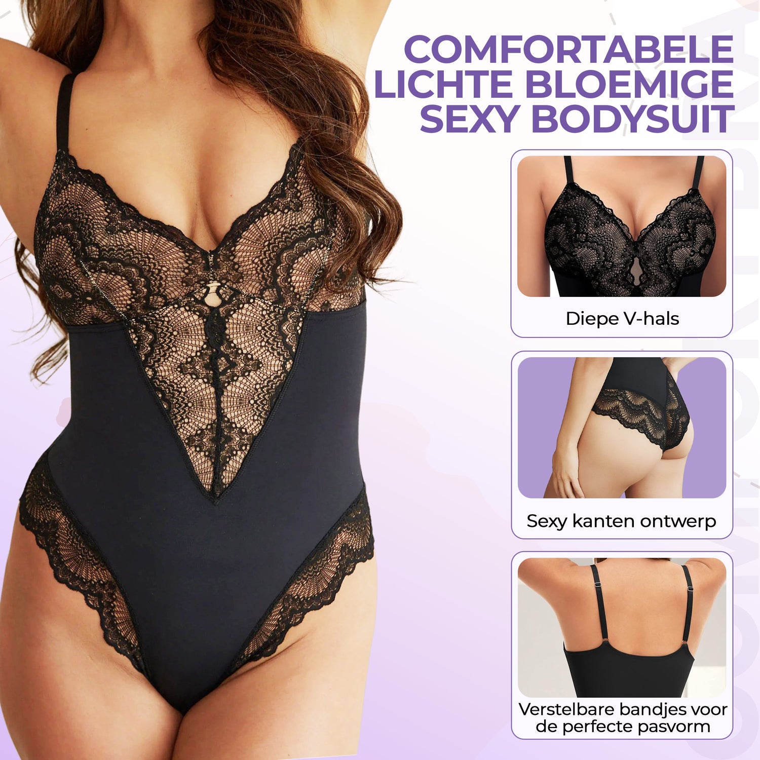 Corrigerende body dames kant