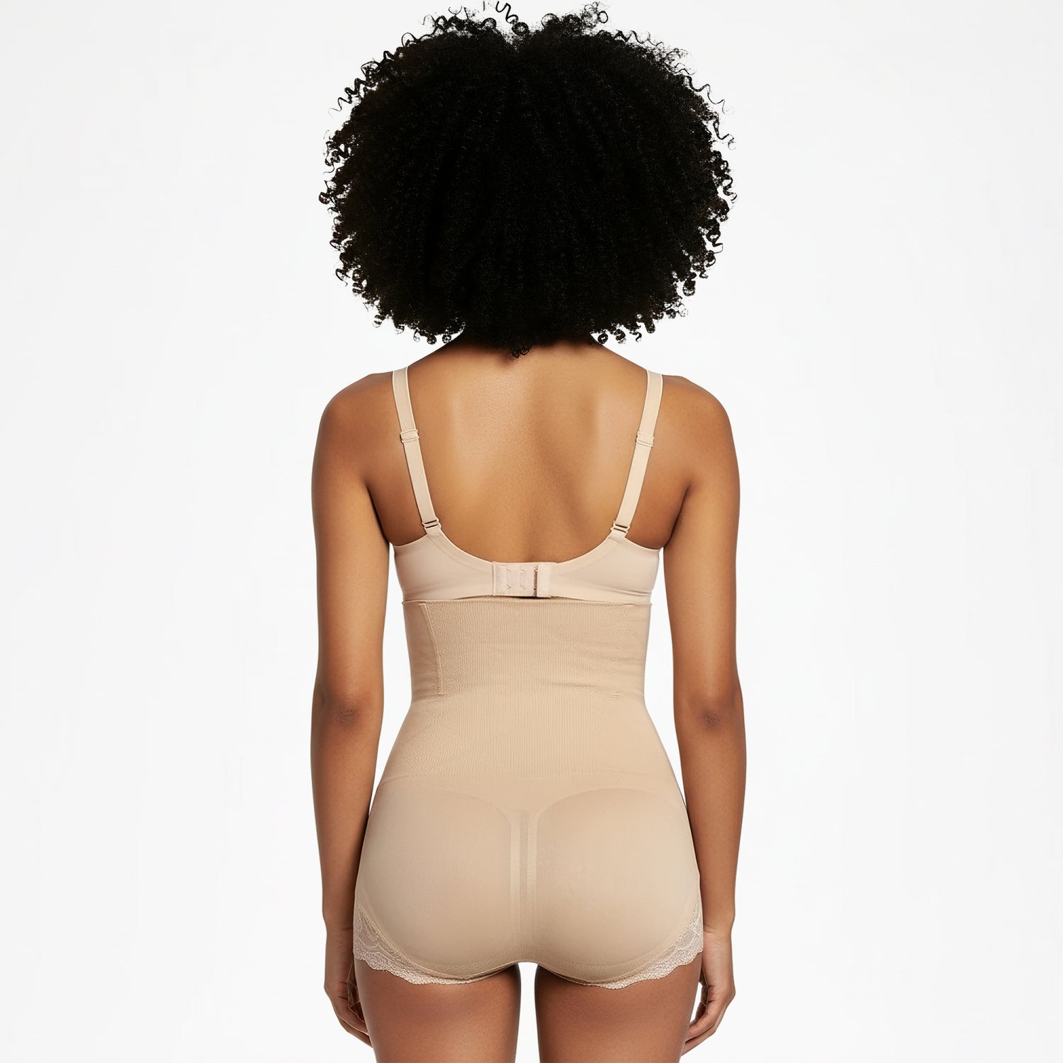 Korrigierender High Waist Slip mit Spitze