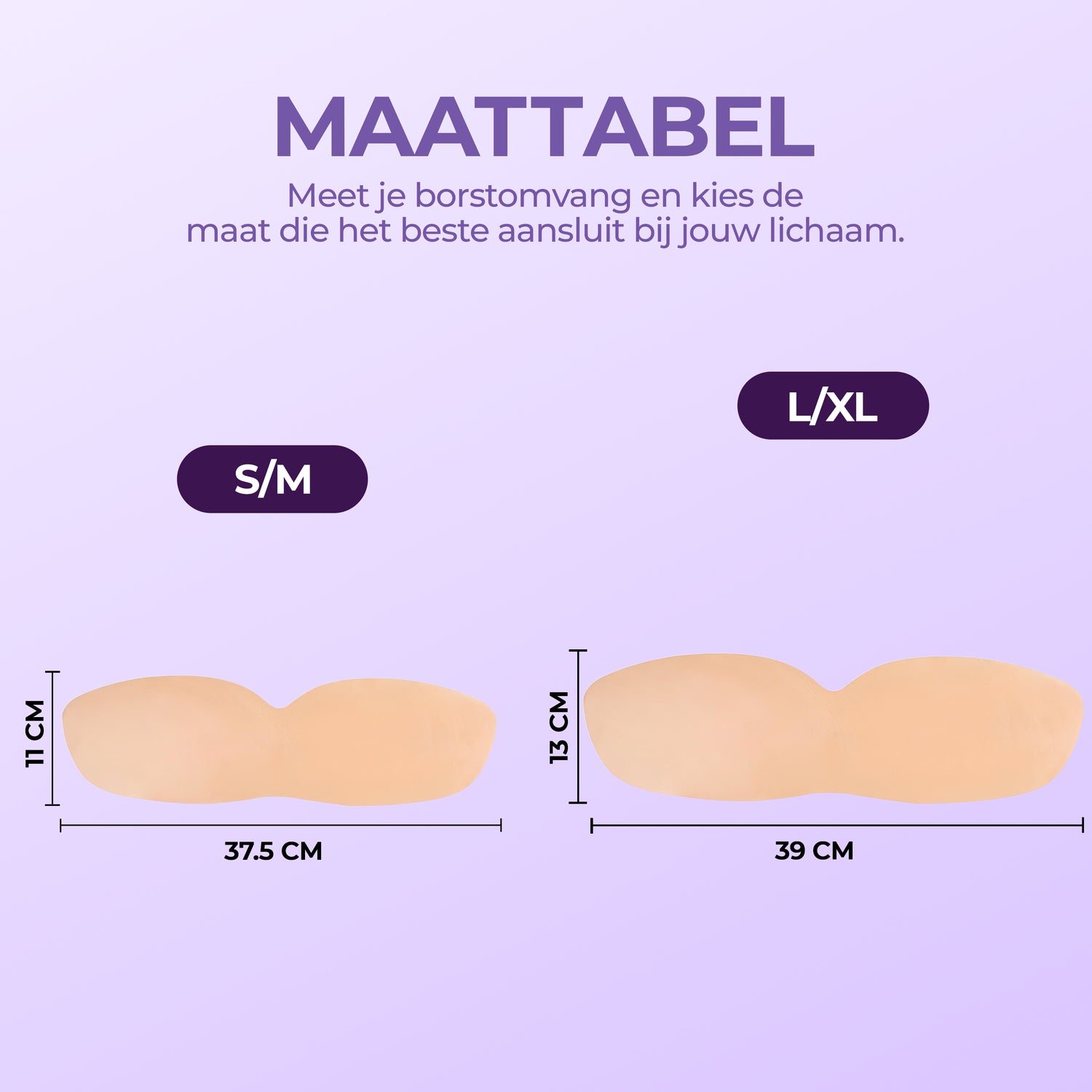 Siliconen Plak BH - Bandeau