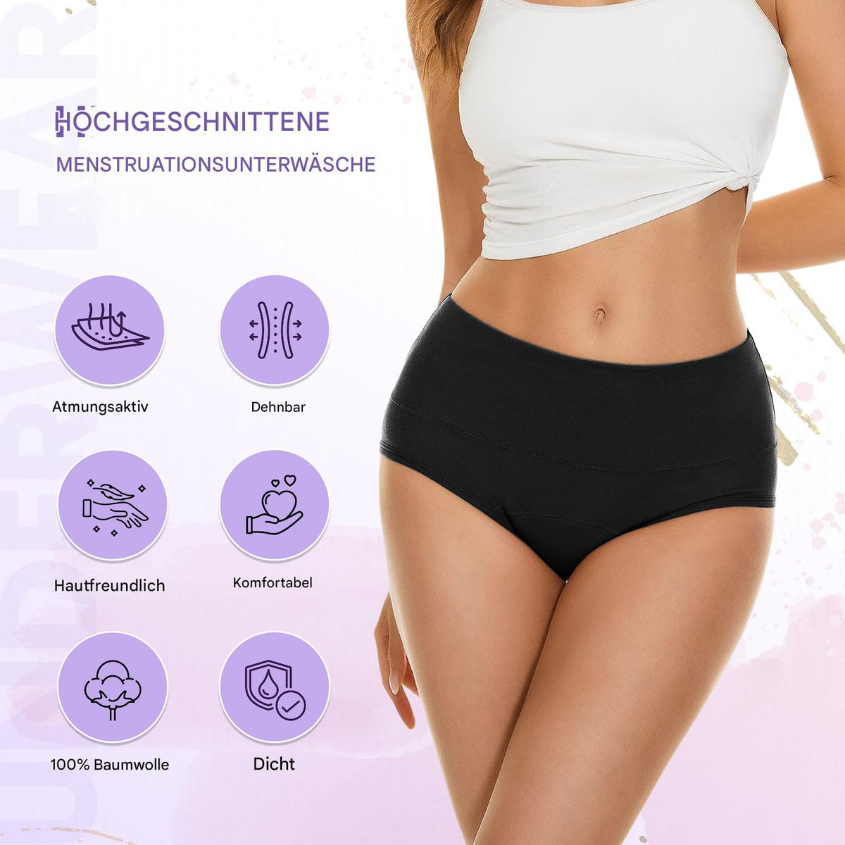 High-Waist-Menstruationshöschen