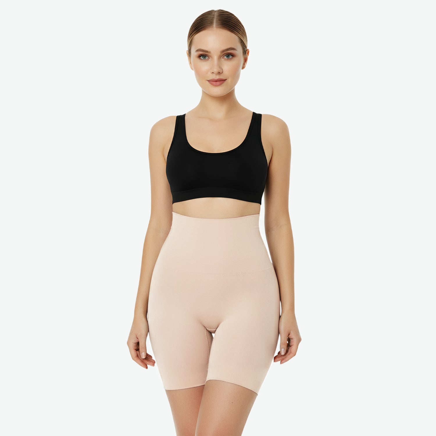 Shapewear mit hohem Bund und Polsterung – nahtlos