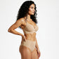 Naadloze highwaist slip beige