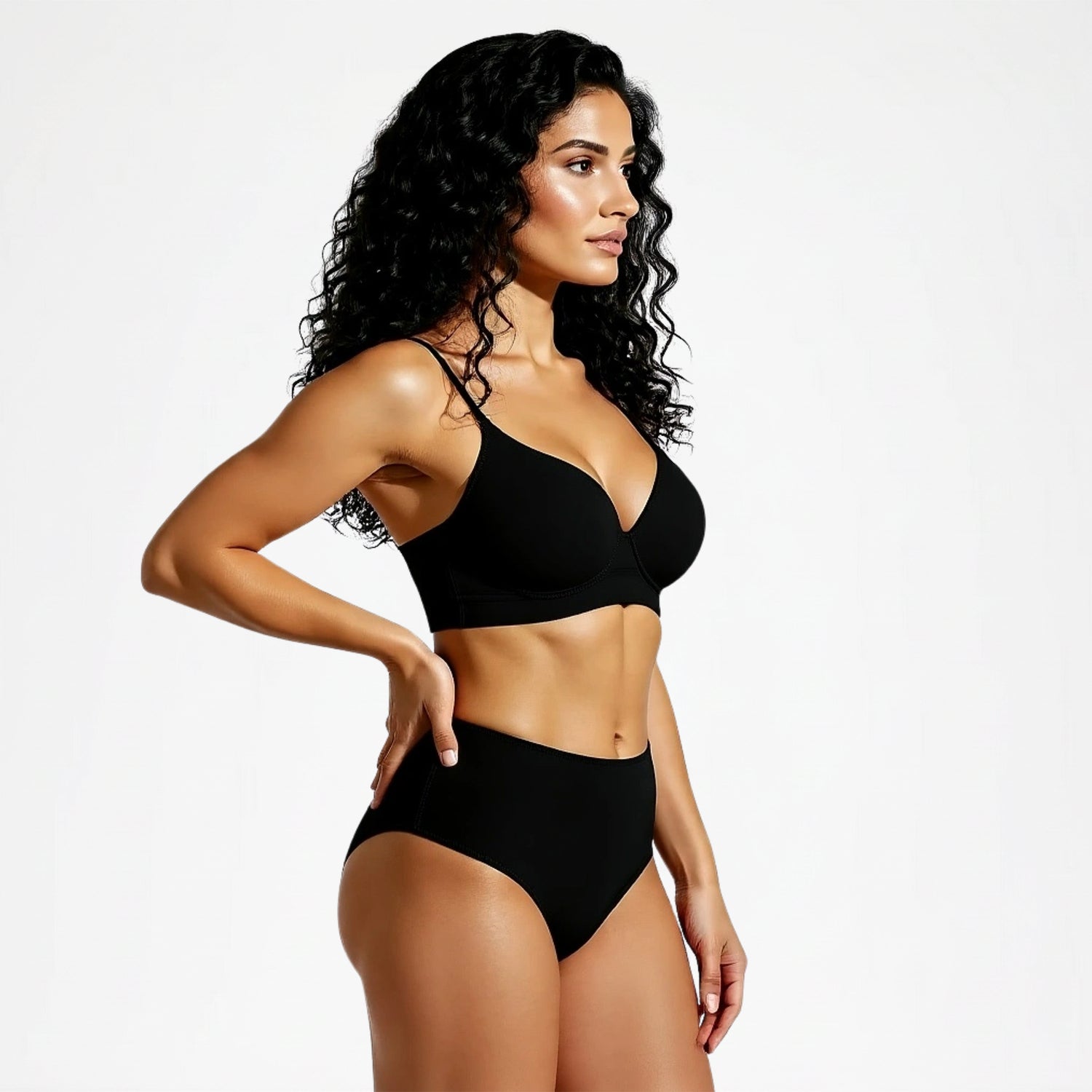 Nahtloser High Waist Slip - Set aus 3