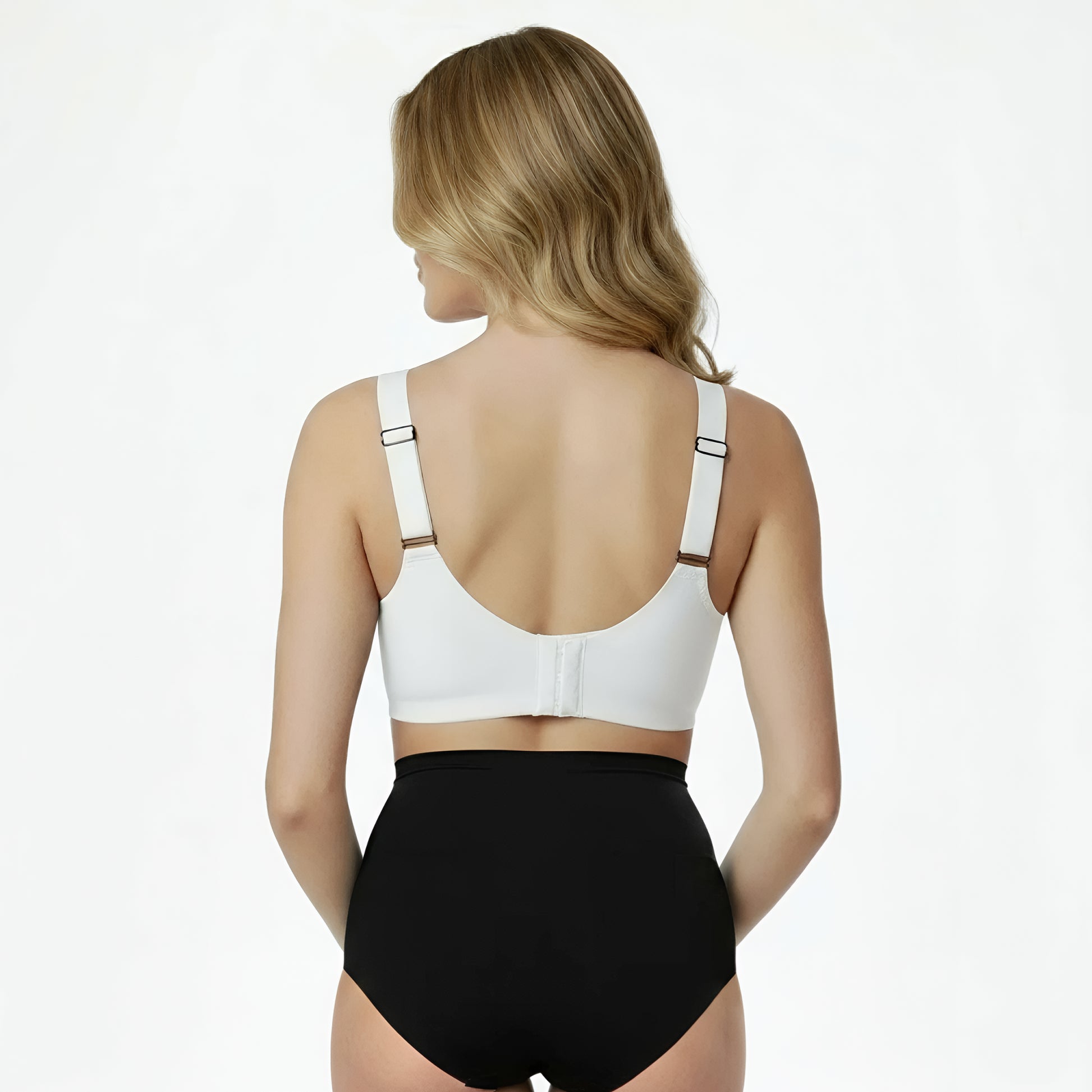 Naadloze pushup bh wit