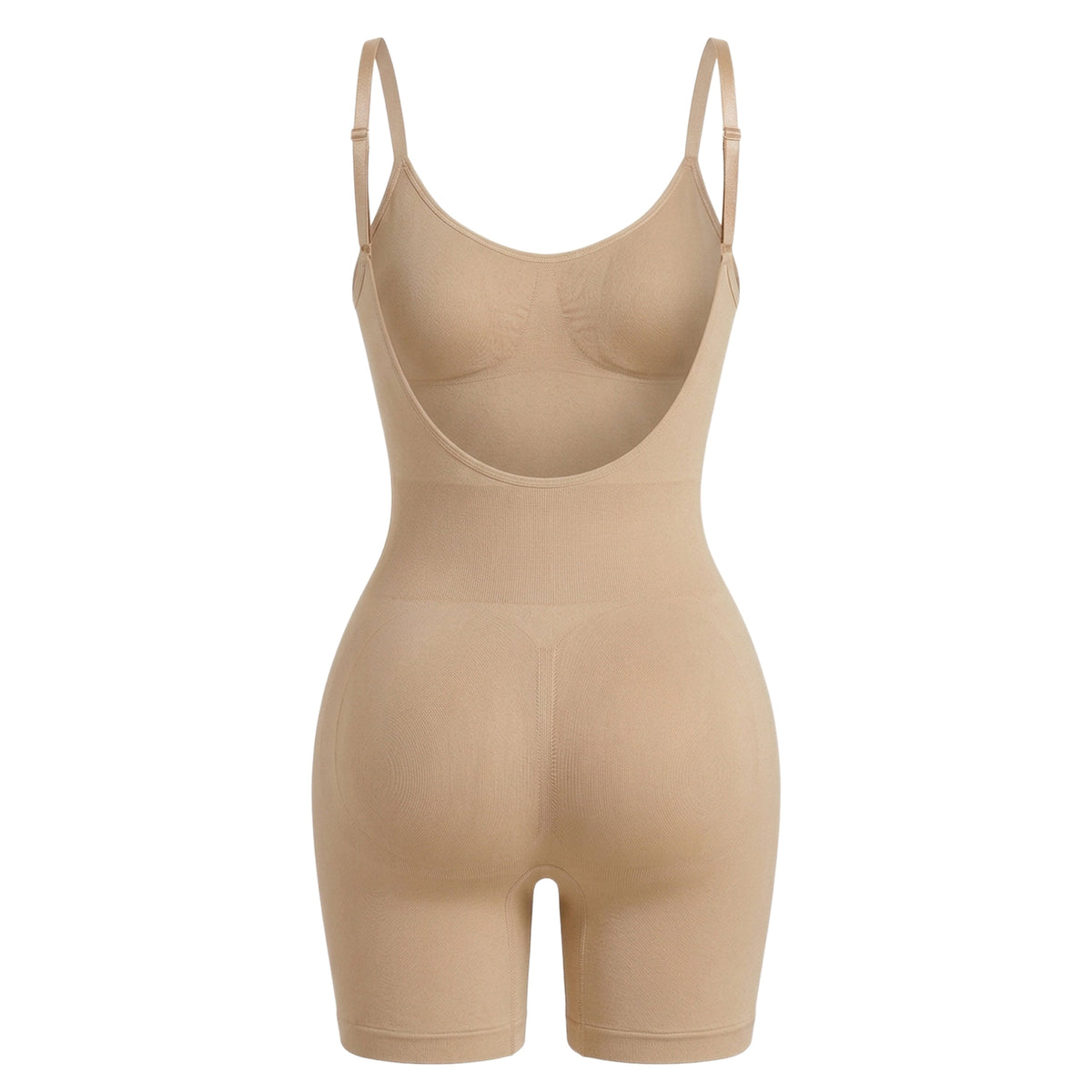 Korrigierender Body mit offenem Rücken und Beinpartie