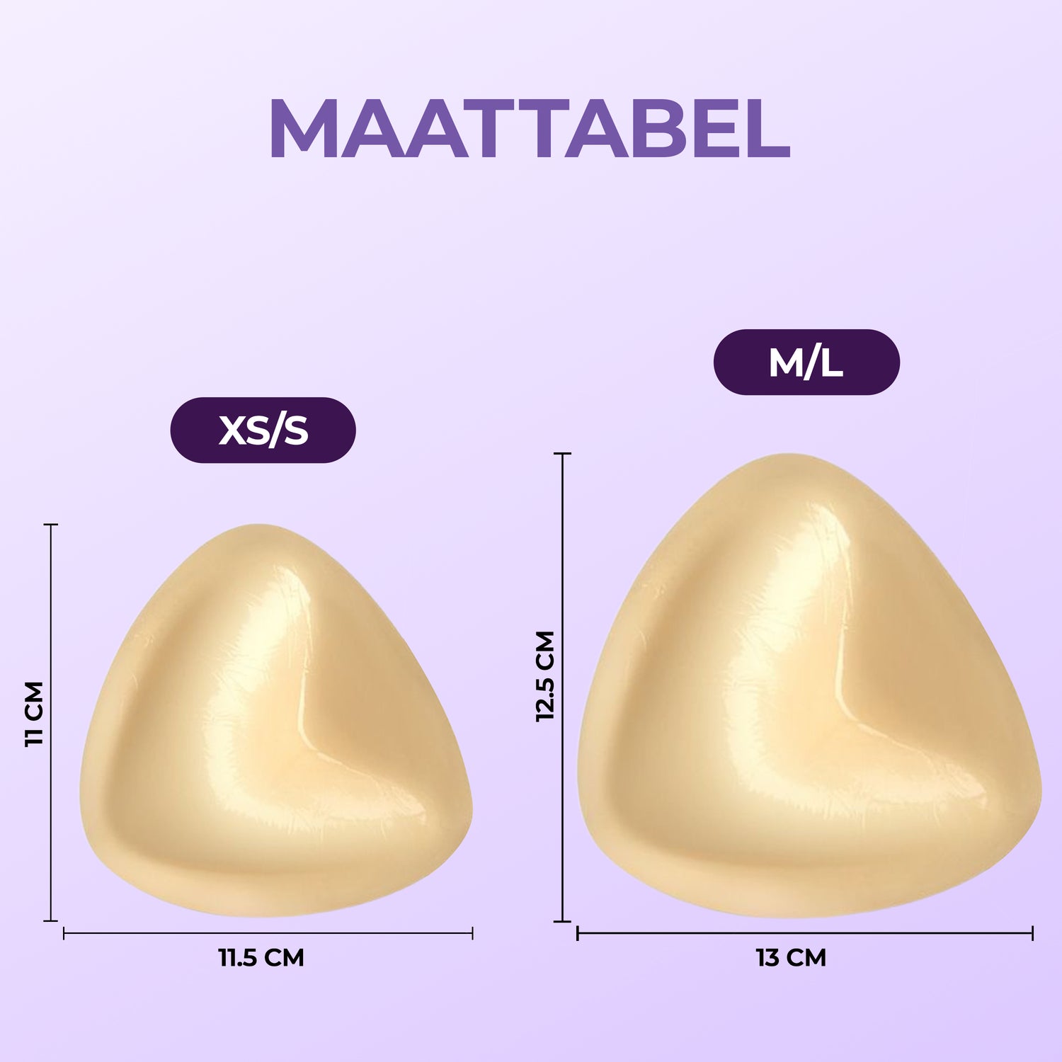 Haftende Push-up Polster (BH Füllung)