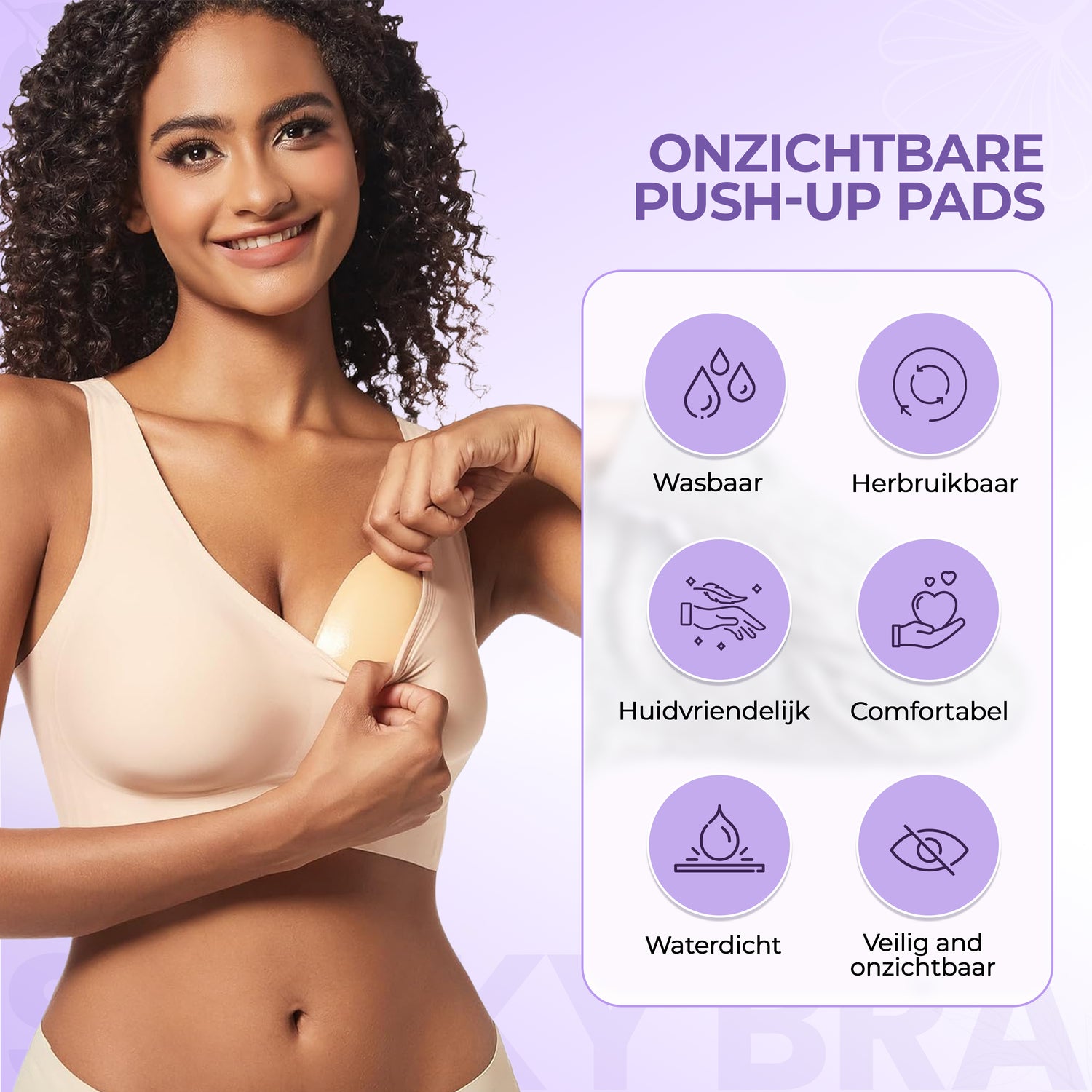 Haftende Push-up Polster (BH Füllung)