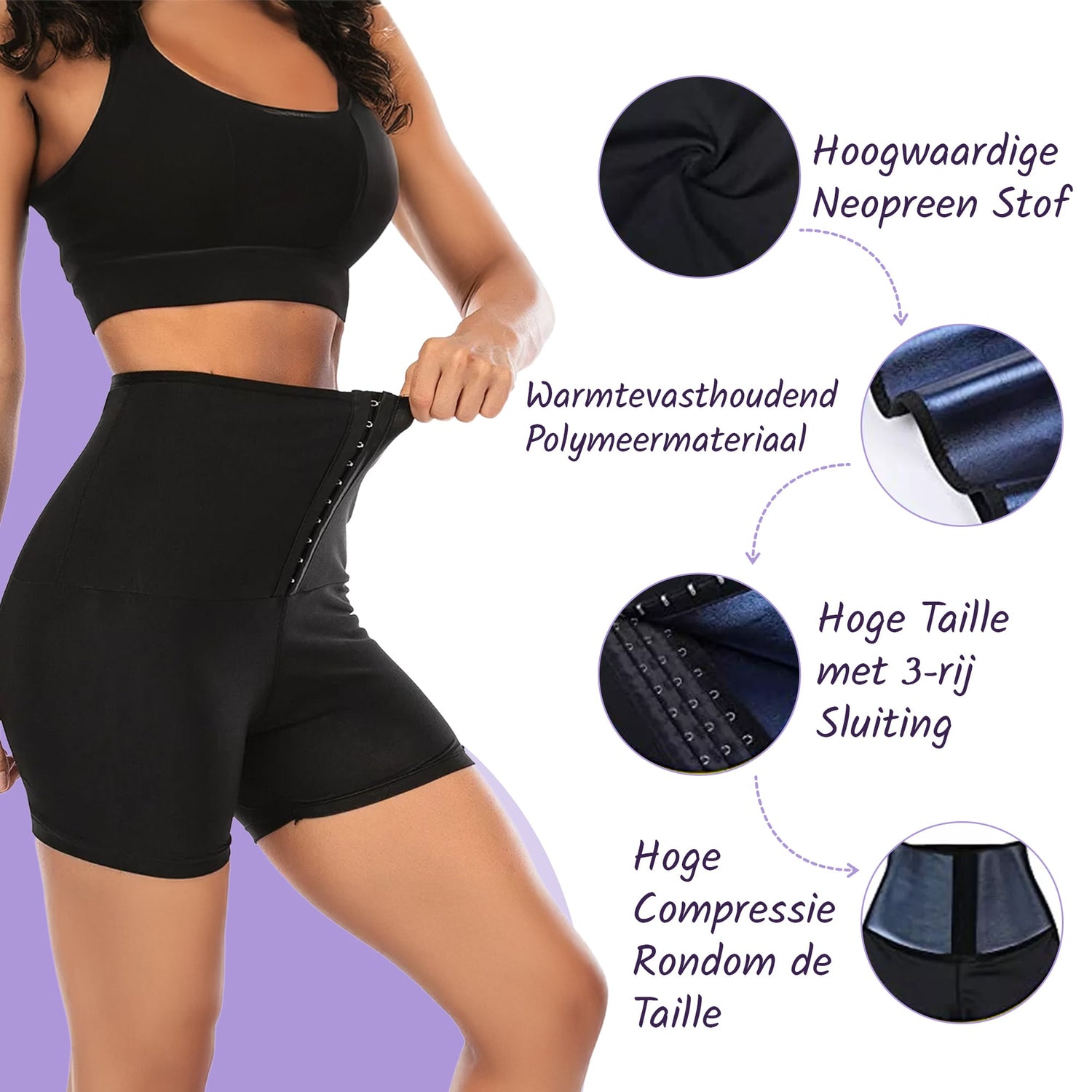 Corrigerende sauna short